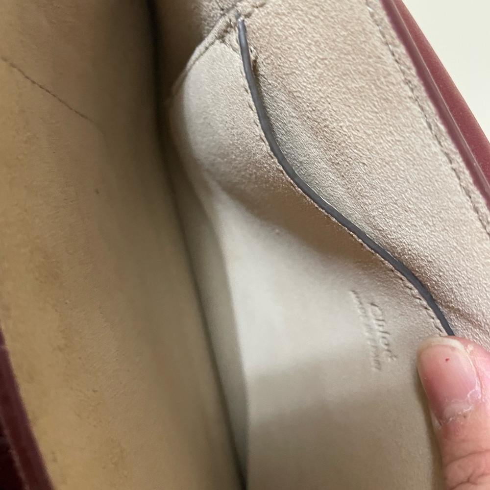 ‼️SOLD‼️ CHLOE - Suede Calfskin Faye Crossbody bag - Picture 7 of 8